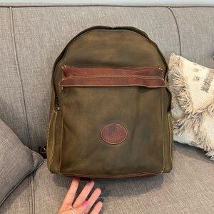 Beautiful vintage Roots leather backpack